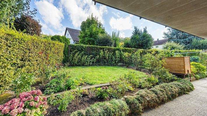 Gartenanteil der Wohnung