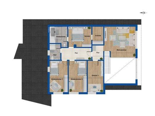 Grundriss Obergeschoss