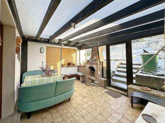 Wintergarten im Erdgeschoss