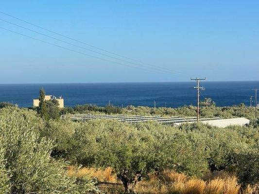 Kreta, Koutsouras: Tolles Baugrundstück in Meeresnähe zu verkaufen