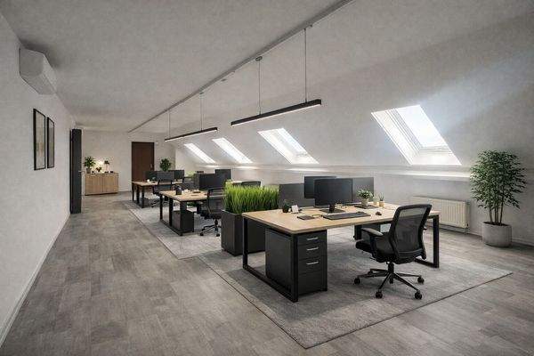 Büro im DG Ausstattungsidee
