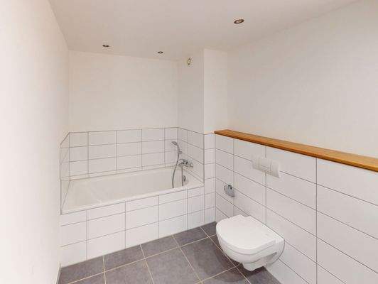 Modernes Bad (1), Beispielwohnung im Objekt