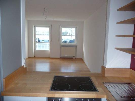 PVW W01- Küche-Blick direkt ins Wohnziimmer