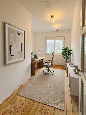 Büro/Gästezimmer - anhand von KI eingerichtet