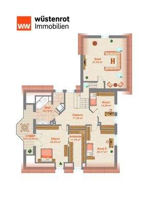 Grundriss Obergeschoss