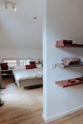 Schlafbereich mit Ankleide