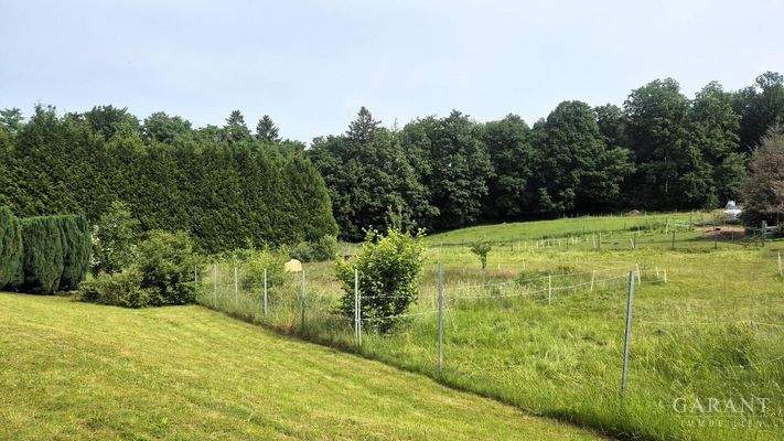 Aussicht hinter dem Haus