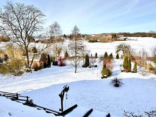 Blick in den wunderschönen Garten
