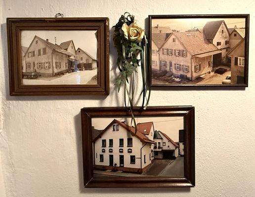 Hausansicht früher bis heute