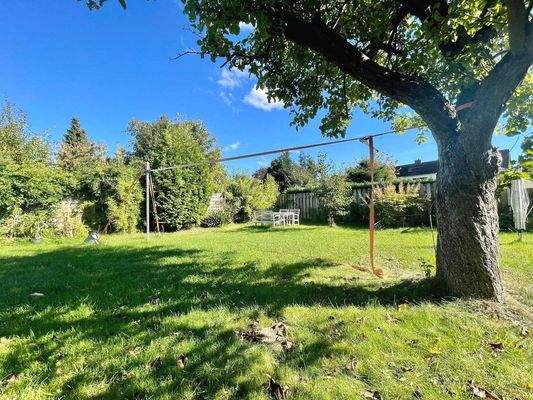 Blick auf einen Teil des Grundstücks