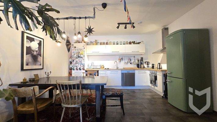 Essbereich mit Küche