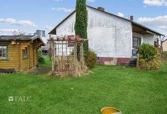 Garten mit Terrassenansicht