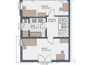 Grundriss Obergeschoss