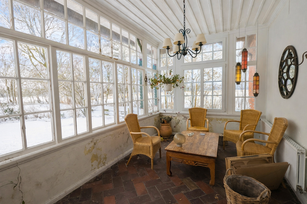 Winterlicht im historischen Wintergarten