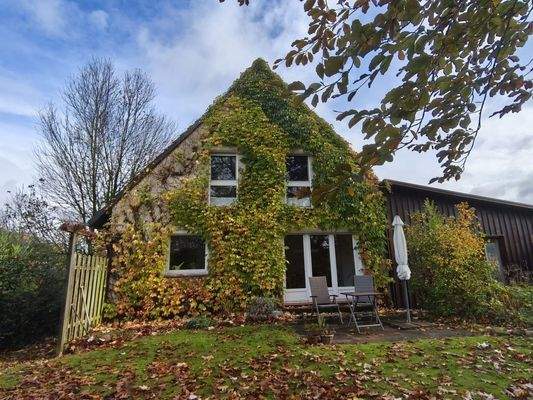 Giebelseite vom Garten
