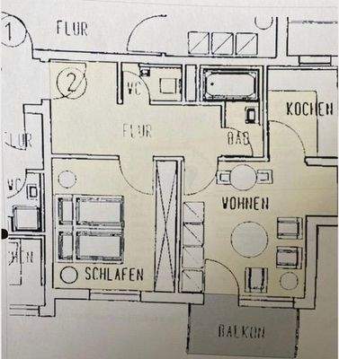 Grundriss Wohnung
