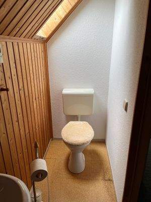 WC im Dachgeschoss ausgebaut