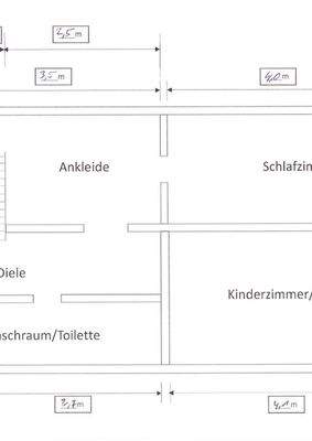Flächenberechnung Haus
