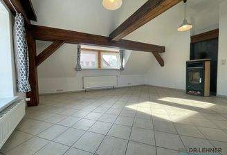 Wohnzimmer mit Kaminofen