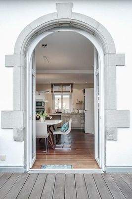 Terrasse Blick Esszimmer