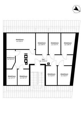 Grundriss Abstellraum
