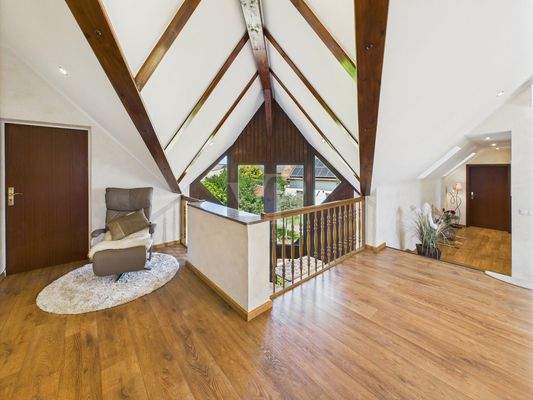 Galerie im Dachgeschoss