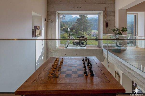 Blick vom Schlafzimmer aus