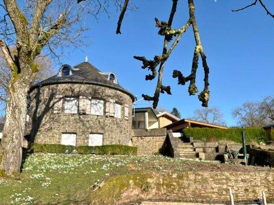 Blick auf Terrasse Westen