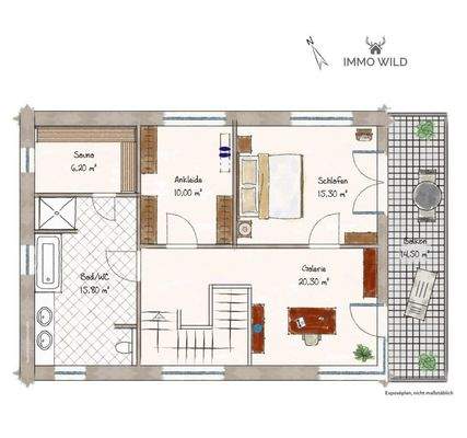 GRUNDRISS DACHGESCHOSS