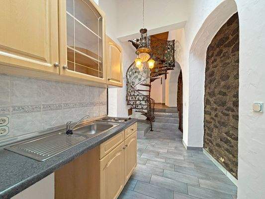 Rückseitiges Haus: Küchenbereich