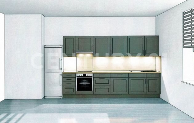 Küchenzeile (ohne Kühlschrank) mit Neff Geräten