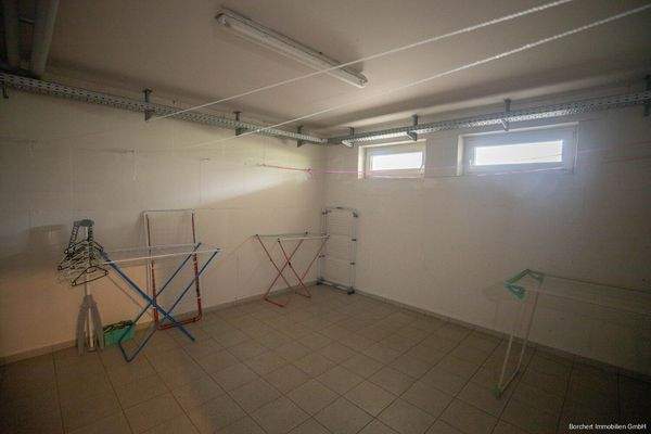 Trockenraum im Untergeschoss