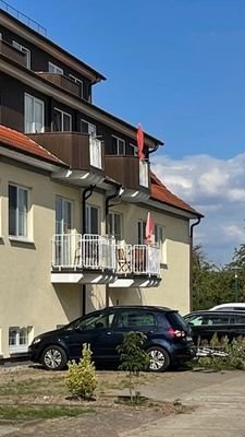 Balkon der Ferienwohnung im  Dachgeschoss