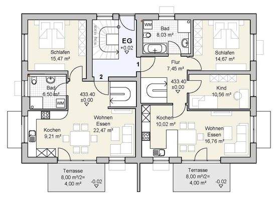 Grundriss EG Erlingen 