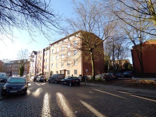 Gebäude an einer Sackgasse