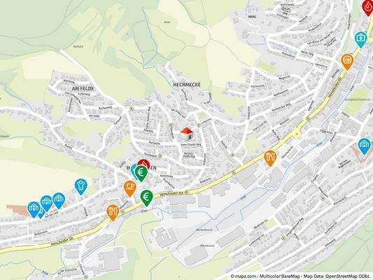 Geolyzer Kartenausschnitt