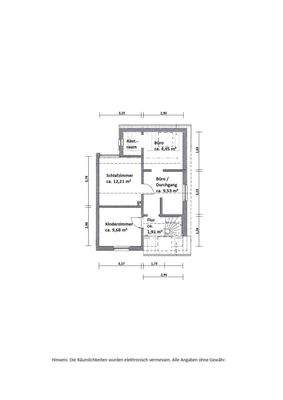 Grundriss OG - nicht maßstabsgetreu