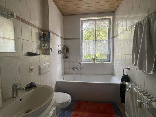 Tageslichtbad mit Wanne