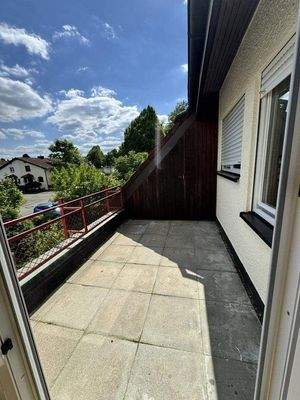 Balkon mit Abstellraum