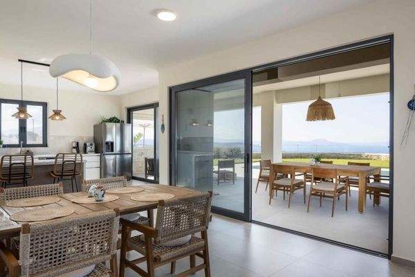 Kreta, Gallos: Luxuriöse Neubauvilla mit Meerblick zu verkaufen