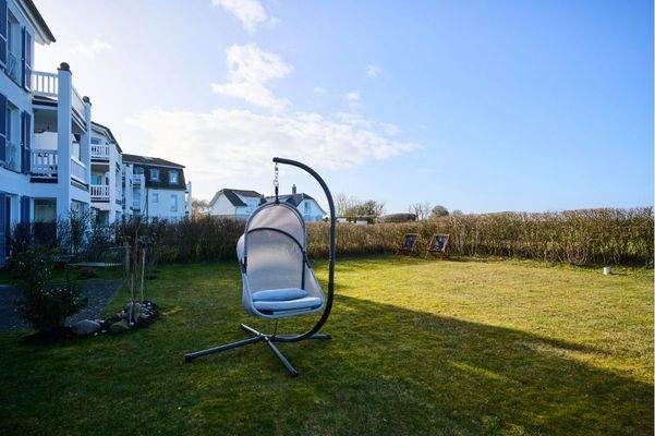 Gartenbereich im Detail mit ruhiger und grüner Atmosphäre