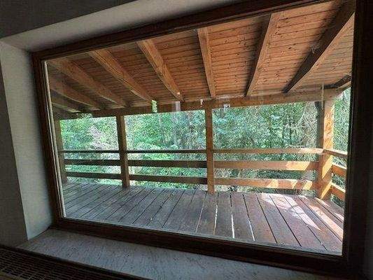 Blick auf dem Balkon