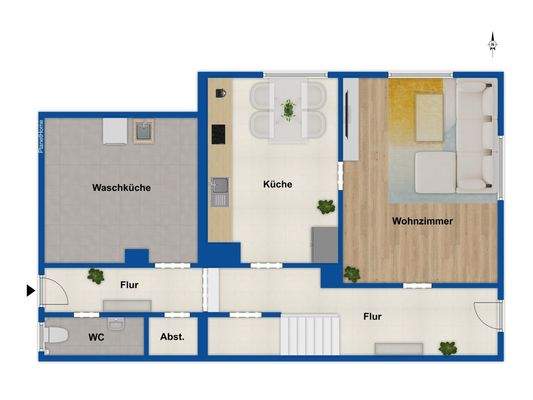 Grundriss - Erdgeschoss