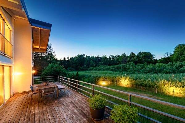 Stimmungsvolle Abend-Beleuchtung