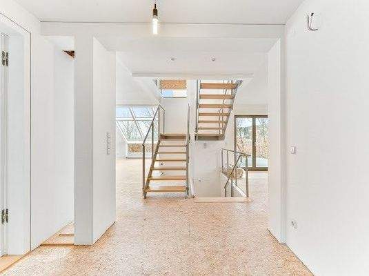 Treppenaufgang ins Dachgeschoss