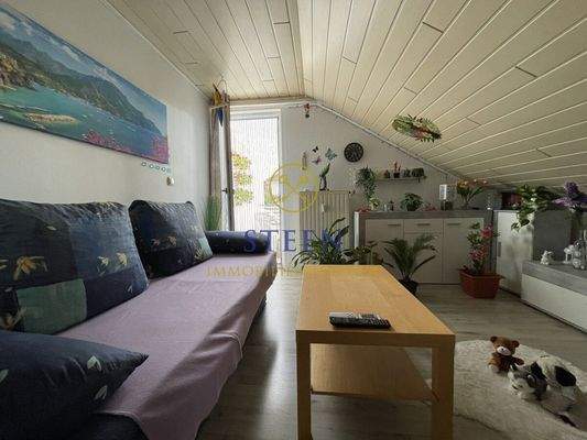 Dachgeschosswohnung : Ausgang zur Terrasse