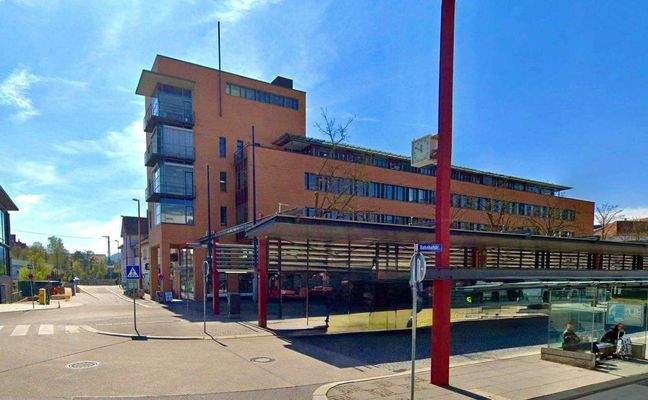 Aussenansicht des Penthouses von Norden