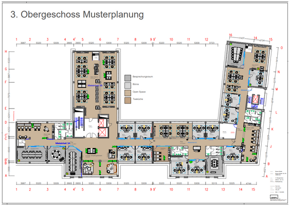 Beispielgrundriss 3. OG