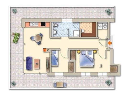 Grundriss zur Wohnung