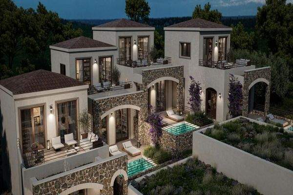 Nordkreta, Plaka: Neubau-Projekt! Traumhafte Villen mit Pool und Meerblick zu verkaufen